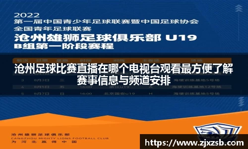 沧州足球比赛直播在哪个电视台观看最方便了解赛事信息与频道安排